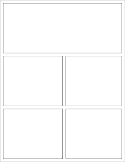 Comic Book Blank Pages Vol. 1.4